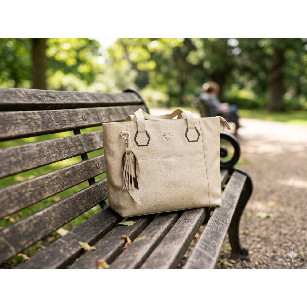 Genuine Leather Hand Bag from Bolivia NEW